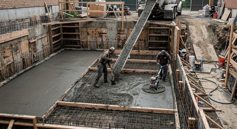 Basement Concrete Installation in Charleston, SC