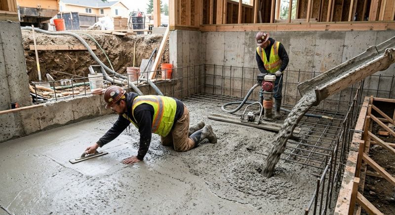 Basement Concrete Pouring in Fredericksburg, VA