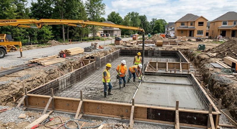 Cement Foundation Installation in Charleston, SC