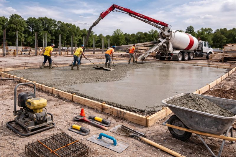 Commercial Slab Installation in West Palm Beach, FL