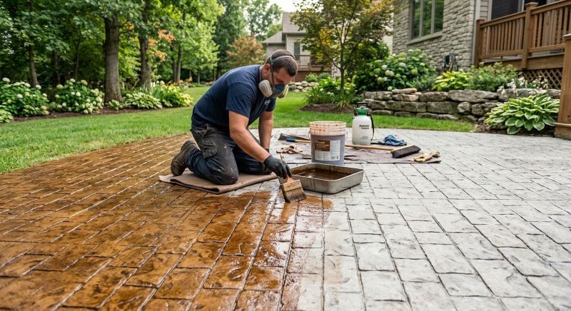 Concrete Patio Finishing in Fort Worth, TX