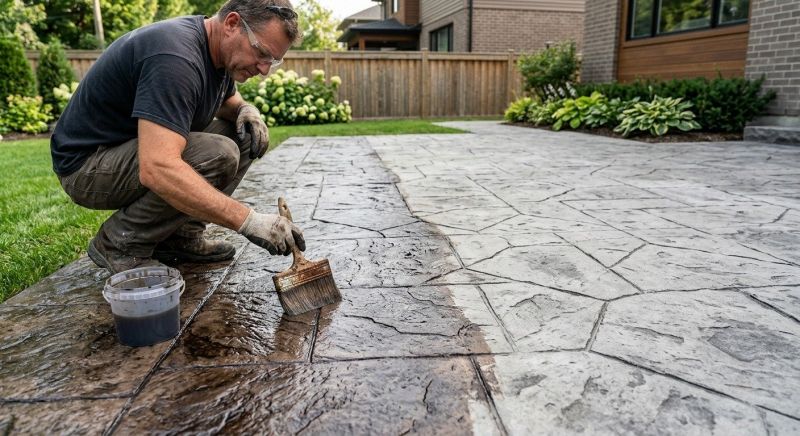 Concrete Staining Service in Dallas, TX
