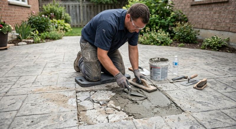 Decorative Concrete Repair in Bellingham, WA
