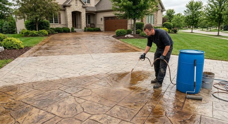 Driveway Refinishing in Dallas, TX