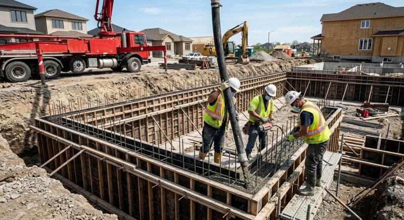 Foundation Pouring in Fort Wayne, IN