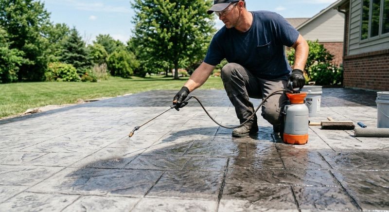 Interior Concrete Staining in Fort Worth, TX