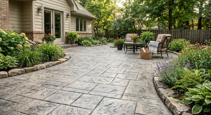 Patio Overlay Installation in Fort Worth, TX