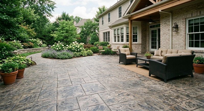 Patio Overlay Installation in Dallas, TX