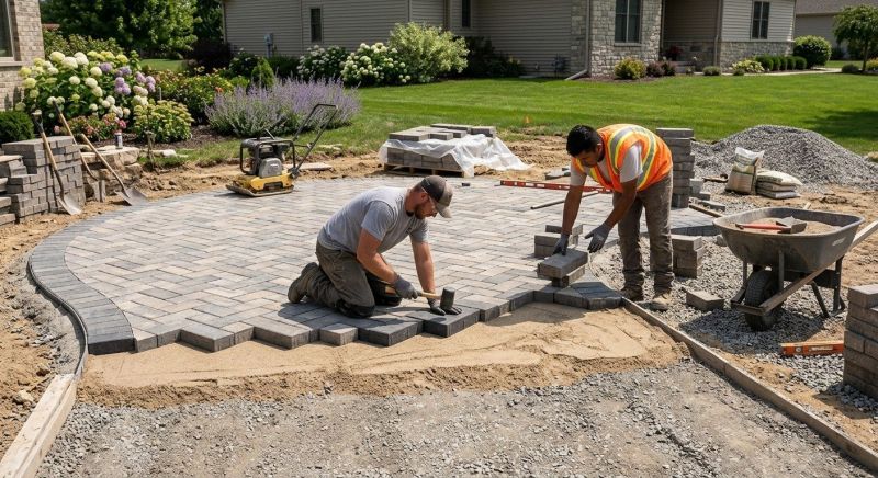 Porch Pavers Installation in Boston, MA