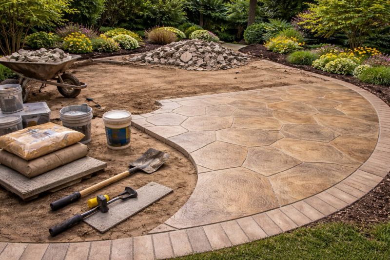 Stamped Concrete Replacement in Frisco, TX