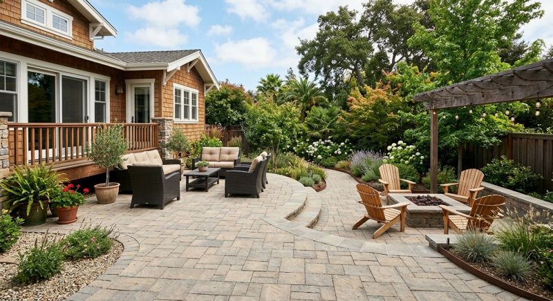Stone Deck Installation in Boston, MA