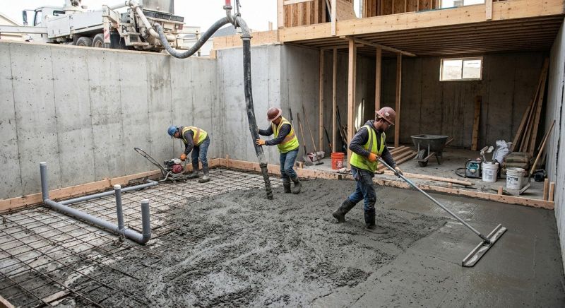 Basement Concrete Pouring in Fort Wayne, IN