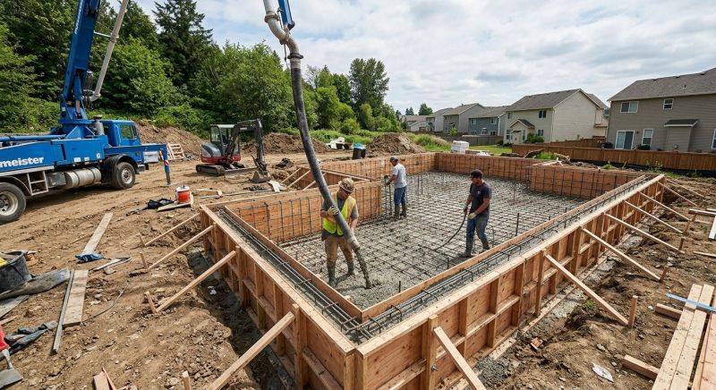 Cement Foundation Installation in Fort Wayne, IN