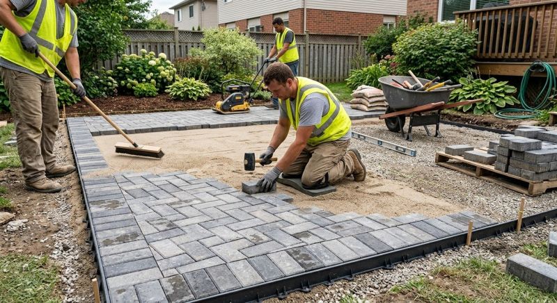 Clay Pavers Installation in Fairfield County, CT