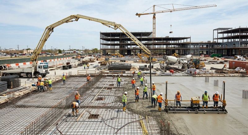Commercial Slab Construction in Alexandria, VA