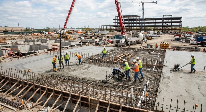 Commercial Slab Construction in Marietta, GA