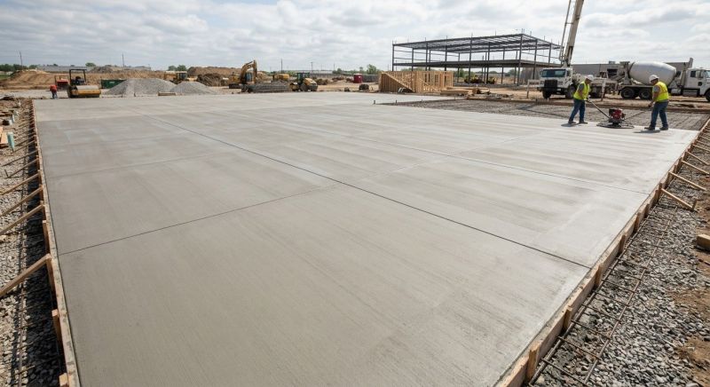 Commercial Slab Installation in Katy, TX