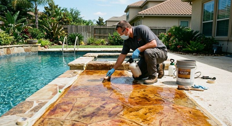 Concrete Acid Washing in Fort Worth, TX