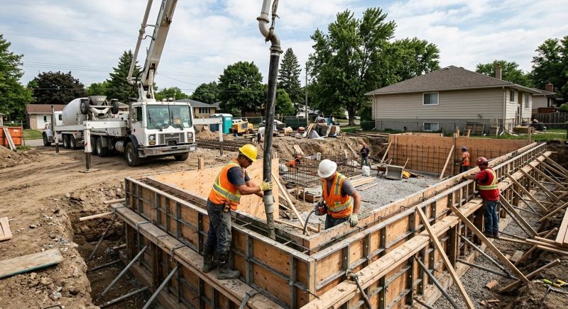 Concrete Foundation Pouring in Fort Worth, TX