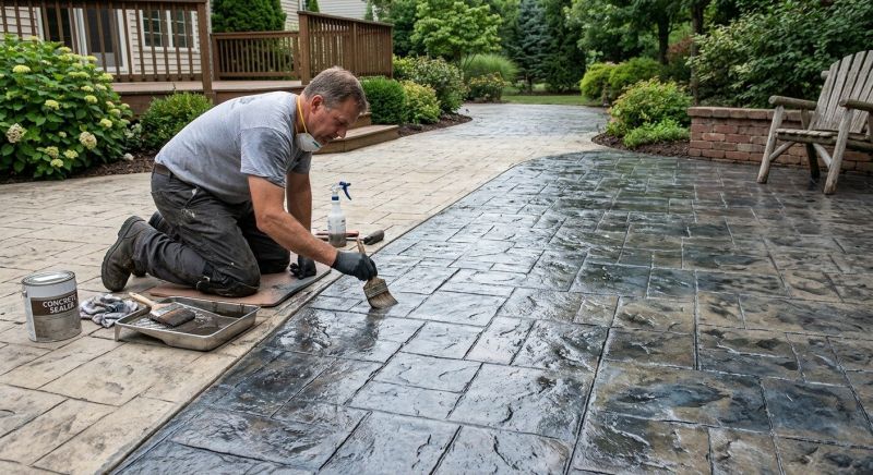 Concrete Patio Finishing in Dallas, TX
