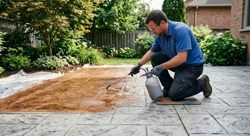 Concrete Staining Service in Dallas, TX