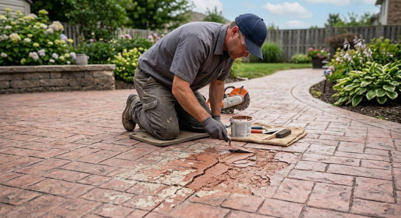 Decorative Concrete Repair in Staten Island, NY