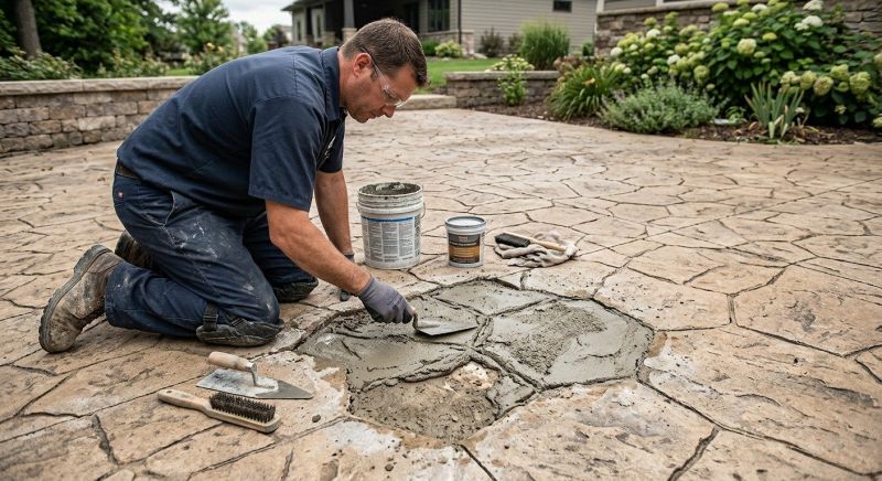 Decorative Concrete Repair in Staten Island, NY
