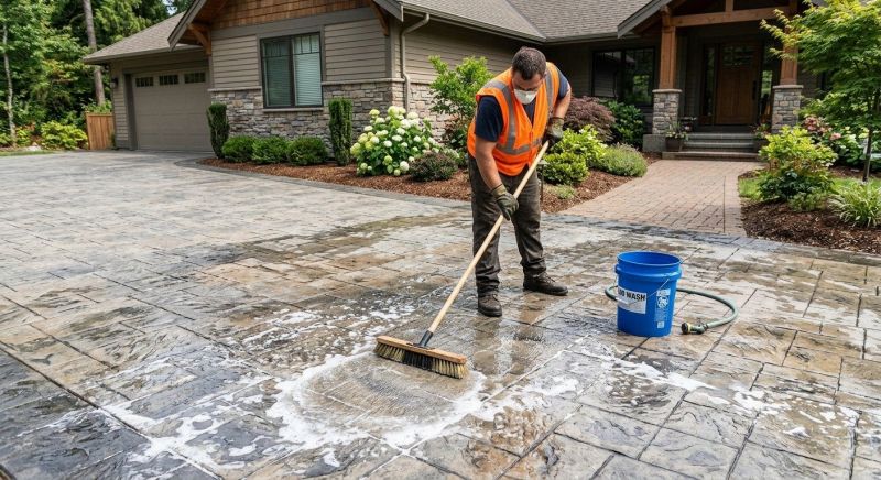 Driveway Acid Washing in Fort Worth, TX