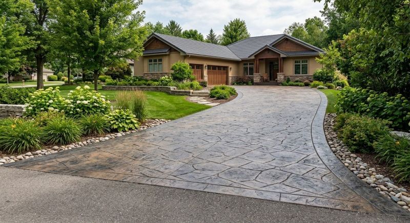 Driveway Concrete Staining in Corpus Christi, TX