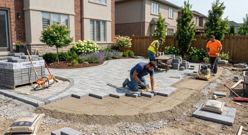 Hardscaping Installation in Boston, MA