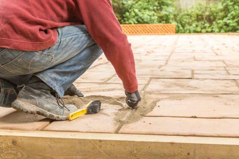 Limestone Patio Installation in Boston, MA