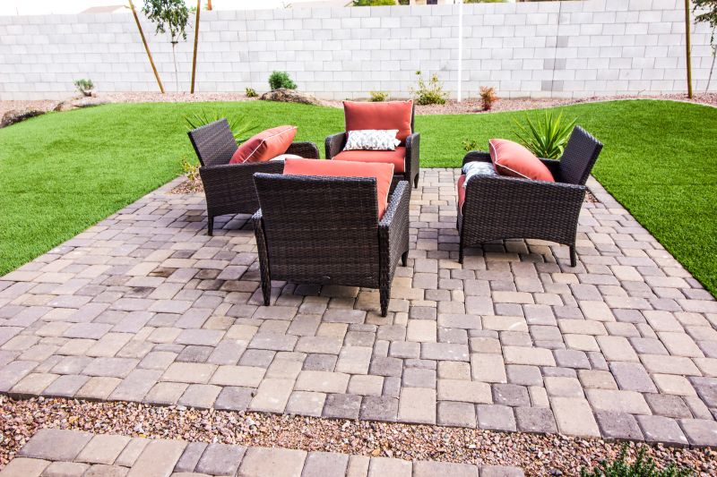 Limestone Patio Installation in Boston, MA