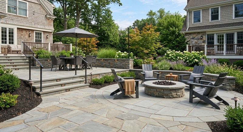 Patio Hardscaping in Boston, MA