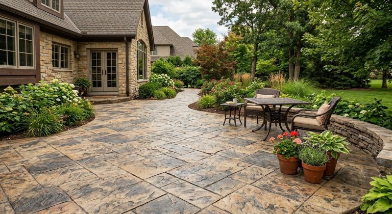 Patio Overlay Installation in Corpus Christi, TX