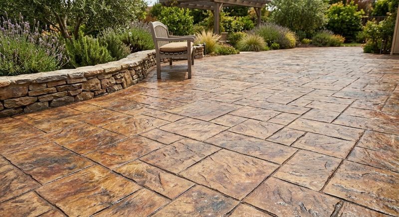 Patio Overlay Installation in Corpus Christi, TX
