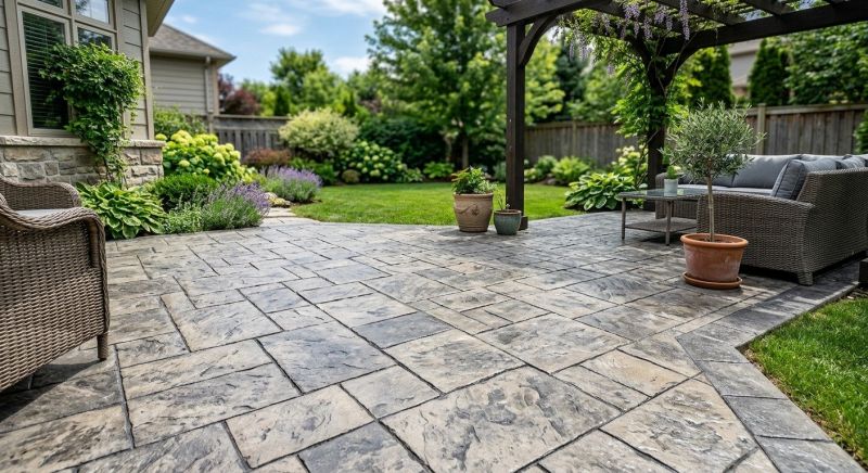Patio Overlay Installation in Fort Worth, TX