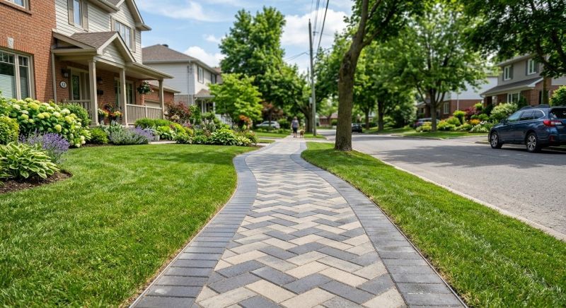 Paver Walkway Installation in Fairfield County, CT