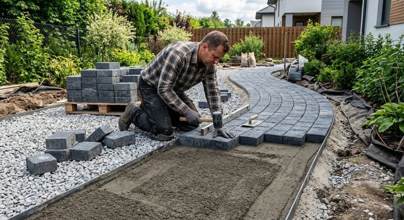 Paver Walkway Installation in Fairfield County, CT