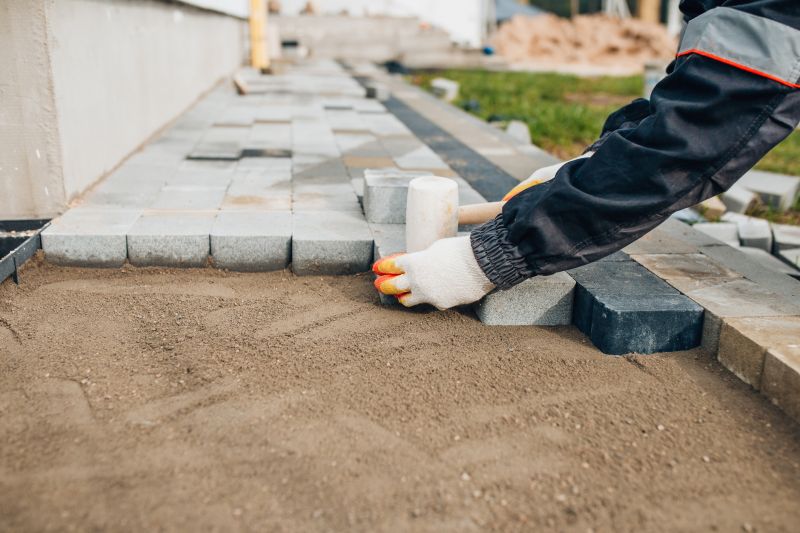 Sidewalk Pavers Installation in Boston, MA