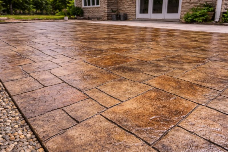 Stained Concrete Installation in Dallas, TX