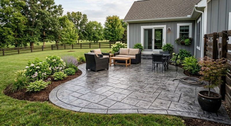 Stamped Cement Installation in Fort Worth, TX