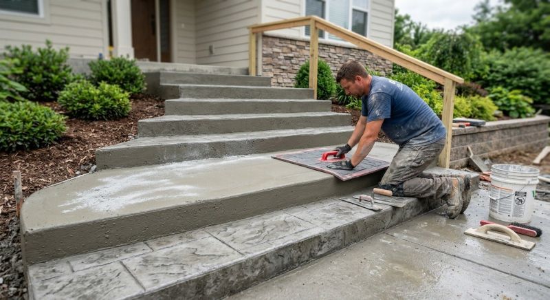 Stamped Cement Installation in Dallas, TX