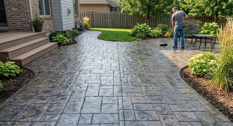 Stamped Concrete Construction in Corpus Christi, TX