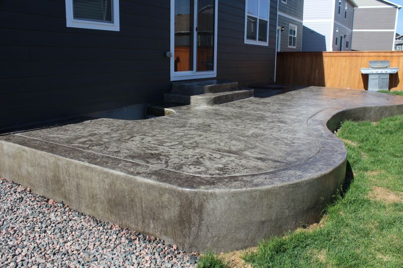 Stamped Concrete Patio Installation in Corpus Christi, TX